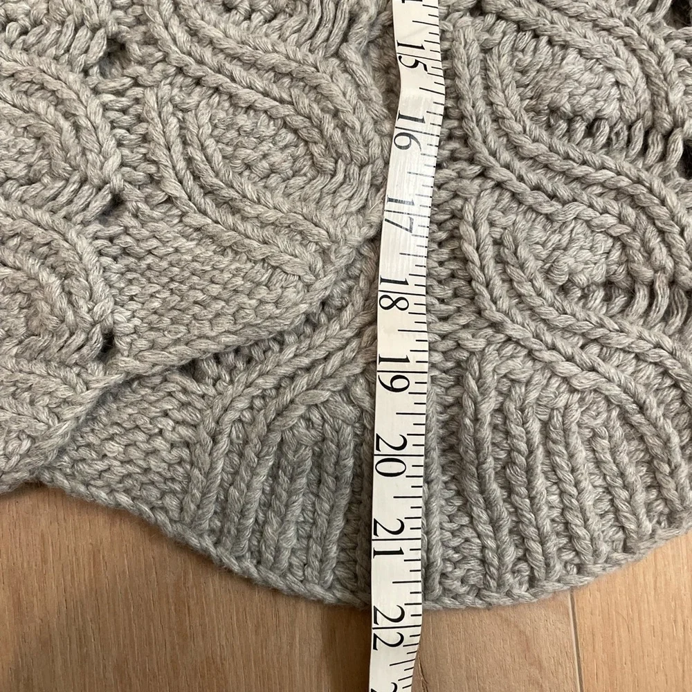 LINE Grey Cozy Cable Knit Cardigan - Picture 10 of 10